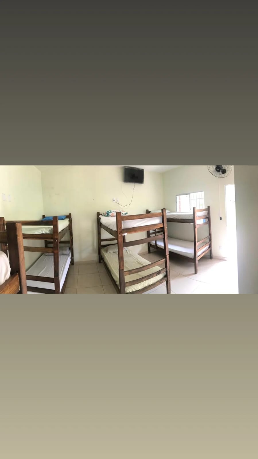 Acomodações confortáveis para pacientes